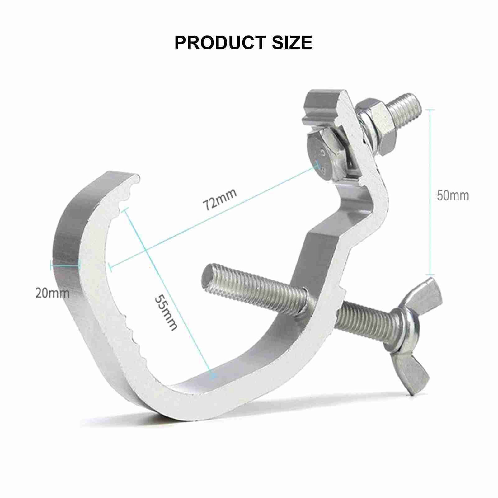 Cocosity 10 stuks aluminium klemmen voor theaterverlichting