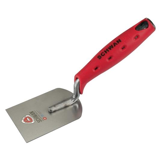 Schwan Stukkateurspachtel Breite 50 mm rostfrei m. Holzheft Edelstahl (5 cm) (160505)