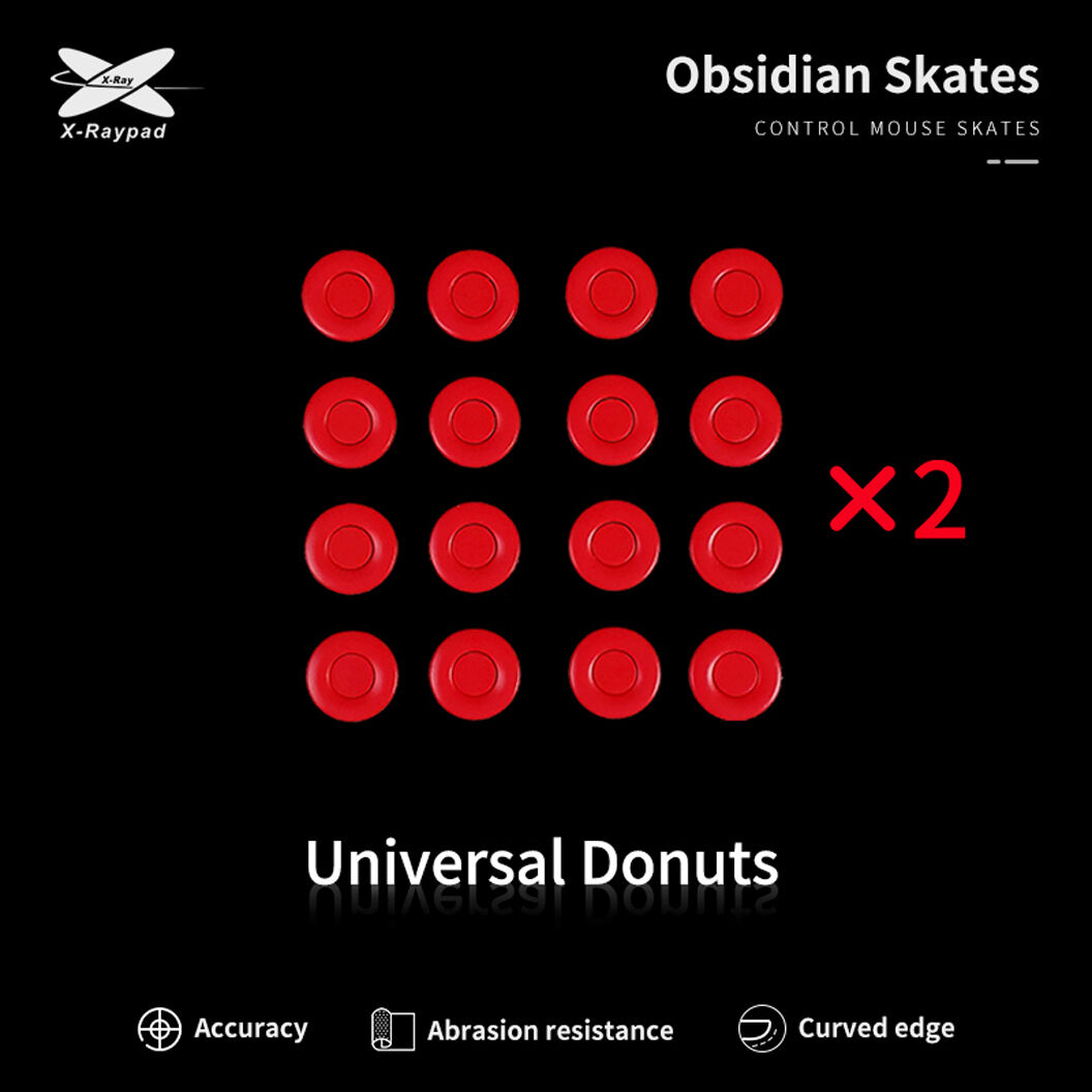 X-Raypad Obsidian Diy Mouse Skates - Universal Donuts