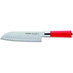 F. Dick Santokumesser, Küchenmesser, Rot, Silber