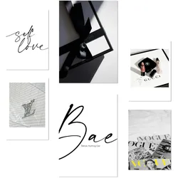 POSTER Set Mit 6 Mode Luxus A3 & A4 Rahmenlos