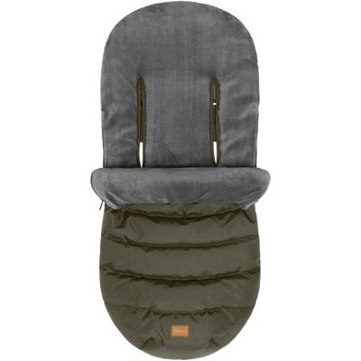 Fußsack FILLIKID "Hybrid Daune, Winterfußsack", Kinder, grau (olive), Polyamid, Fußsäcke Fußsack
