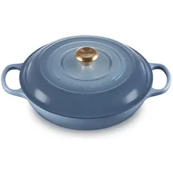 Le Creuset Signature Gourmet Profitopf, Pfanne + Kochtopf, Blau