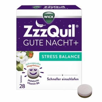 WICK Pharma - Zweigniederlassung der Procter & Gamble GmbH WICK ZzzQuil Gute Nacht+ Stress Balance 21,8 g 20062374