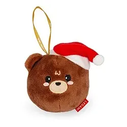 Legami Plüsch Weihnachtsdekoration Teddybär - Ho-Ho-Hornaments Teddy Bear