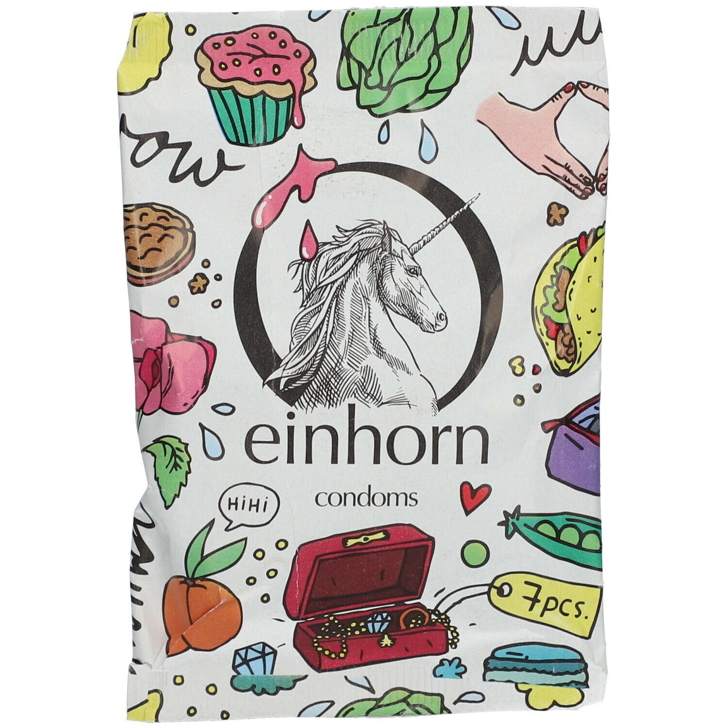 einhorn condoms Muschigegenstände 7 St Kondome
