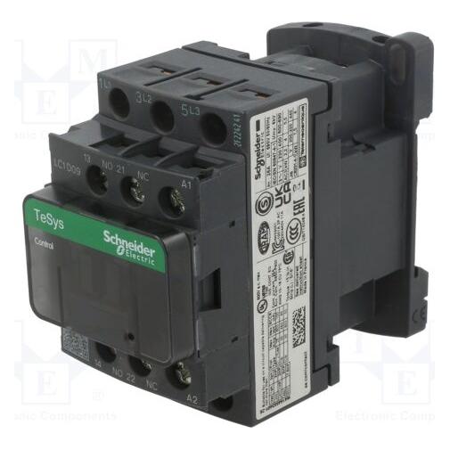 Schneider Electric Leistungsschütz 9A 3P 230V AC 50Hz 1NO 1R LC1D09P5 (LC1D09P5)