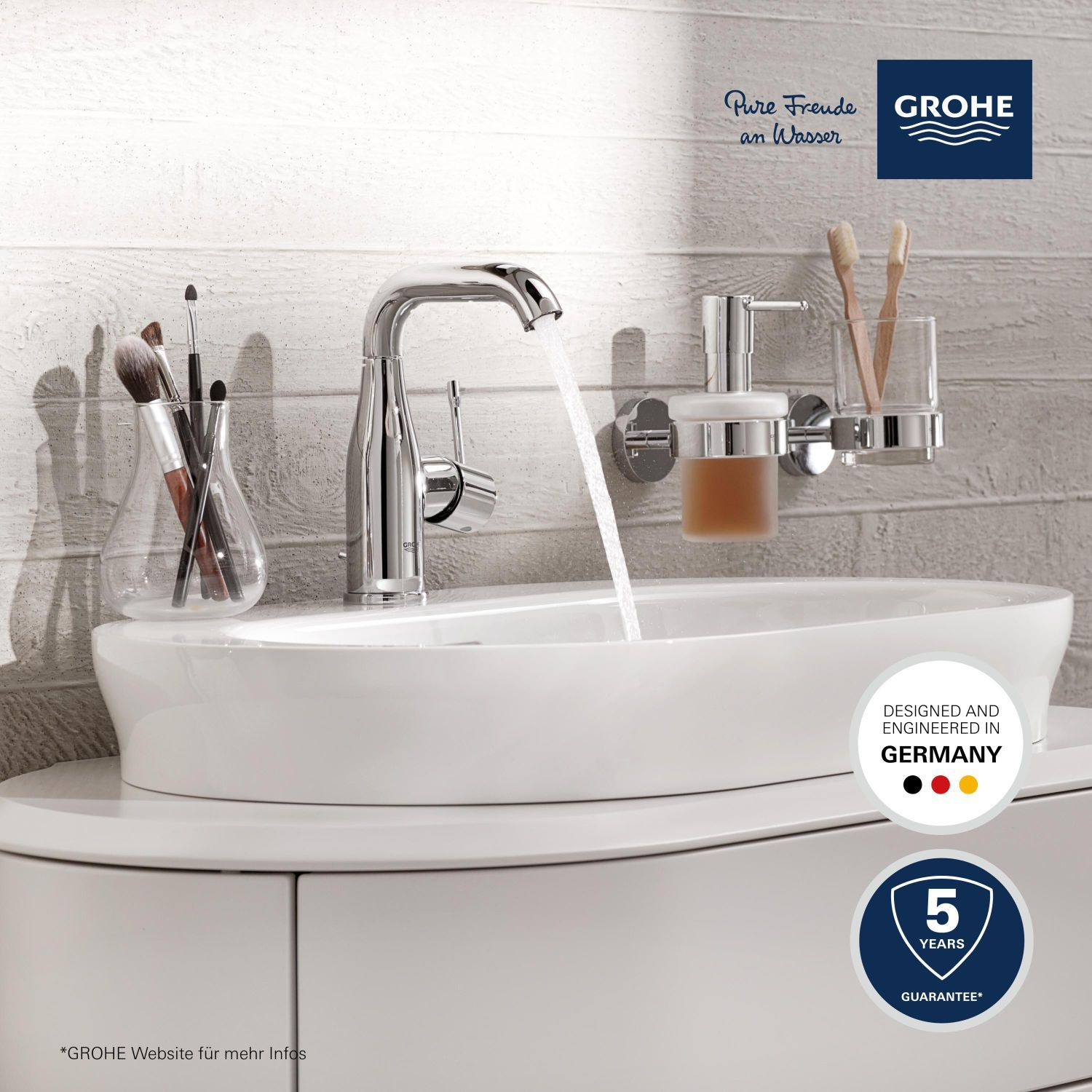 Grohe Essence New Einhand-Waschtischbatterie M-Size