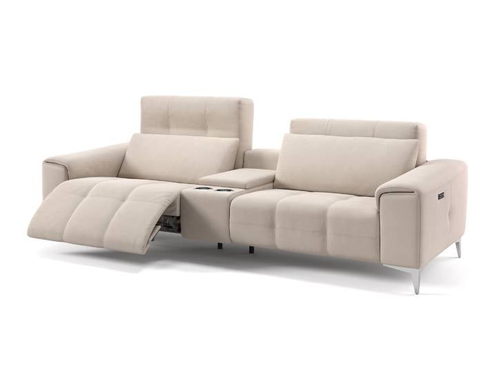 Designer Sofa Stoff 2-Sitzer Kinosofa SALENTO Homecinema