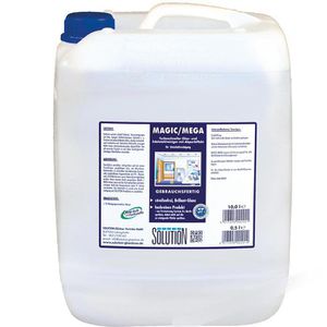 Solution-Glöckner Glasreiniger Magic gebrauchsfertig, mit Abperleffekt, Kanister 10 Liter