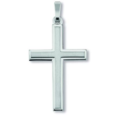 Kettenanhänger ONE ELEMENT "Kreuz Anhänger aus 925 Silber Kreuz Anhänger aus 925 Silber", silber, Schmuckanhänger, Damen, Silber 925 (Sterlingsilber), Kettenanhänger, Persönlicher Akzent – schlicht, modern, aussagekräftig