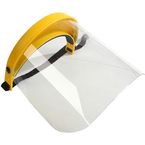Oregon Gesichtsschutz Q515066, EN 166, Scheibenvisier aus Polycarbonat, gelb