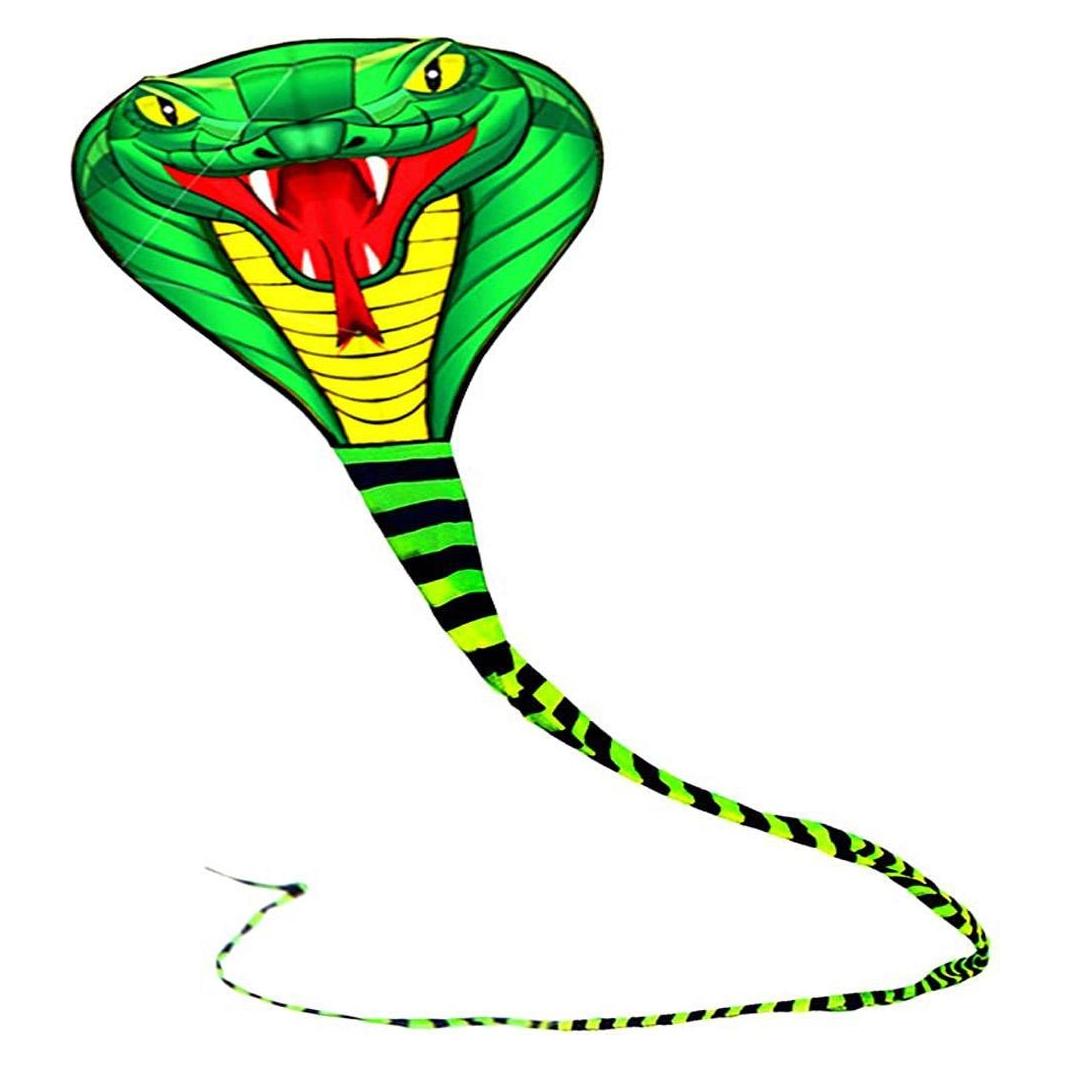 Bdt Drachen, Einleiner, Kite *Schlange* inkl. 100m Leine, 70x80cm mit 8m Lnge (66712781)