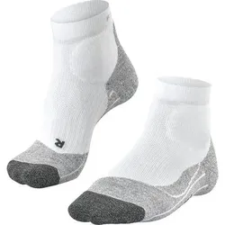FALKE TE2 Short Herren Socken, Größe 42-43 in Weiß Weiß