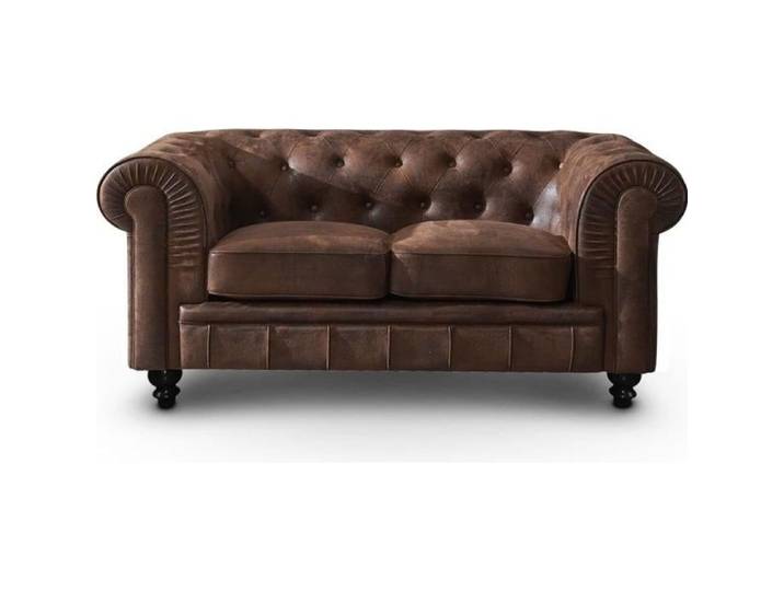 Canapé Chesterfield 2 Places Vintage