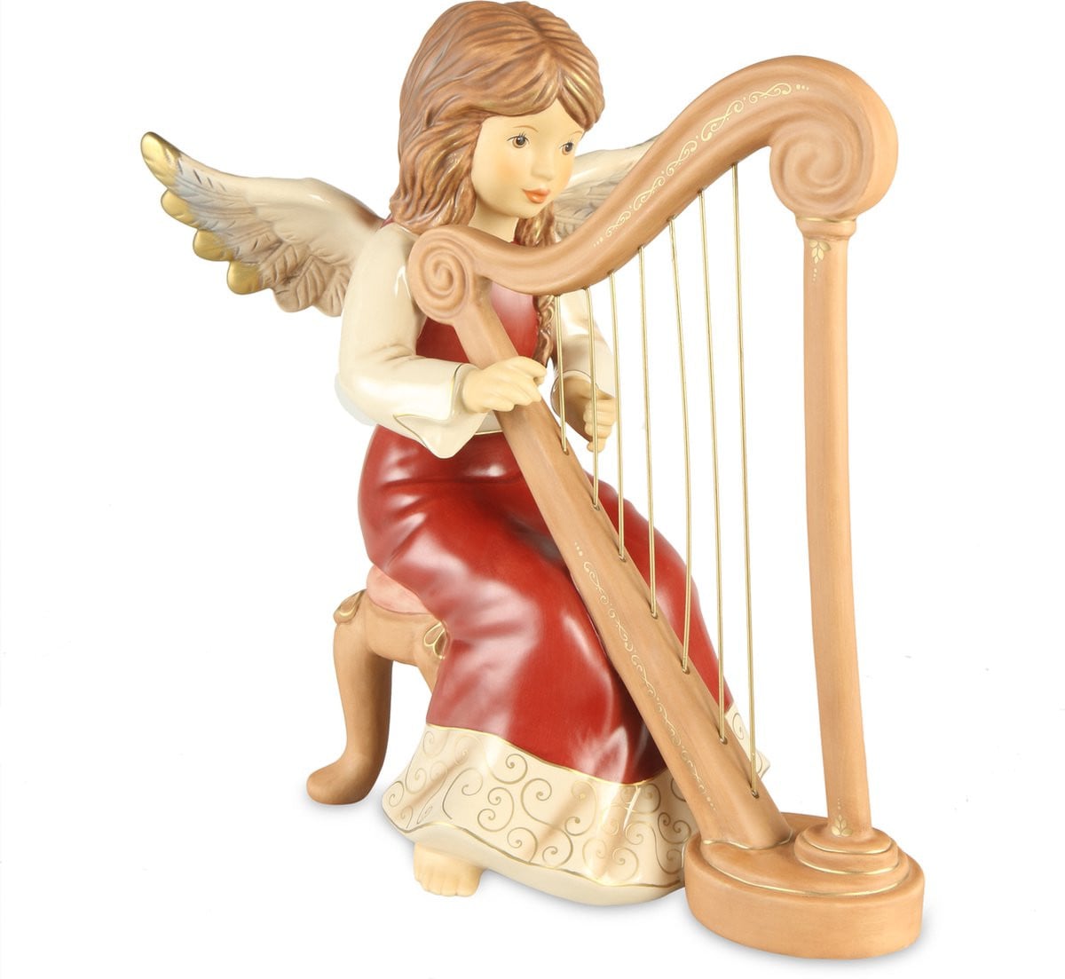 Goebel Kerst Decoratief beeld Zachte melodie Limited Edition Aardewerk 36 cm
