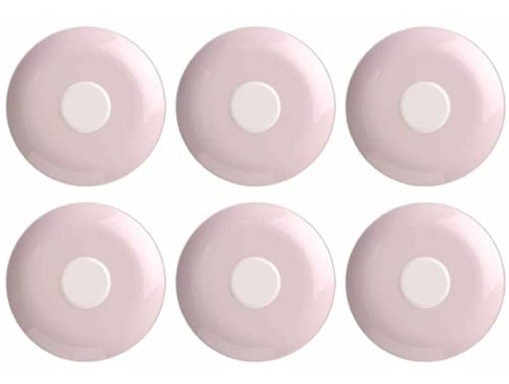 Villeroy & Boch Rose Garden Kaffeeuntertasse 6er Set rosa D.15cm