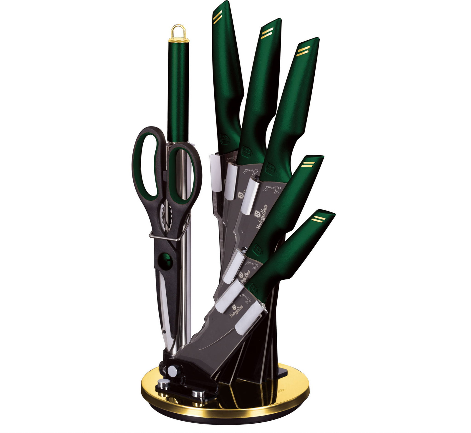 Berlinger Haus messenset Black Emerald BH2690 met 8 elementen