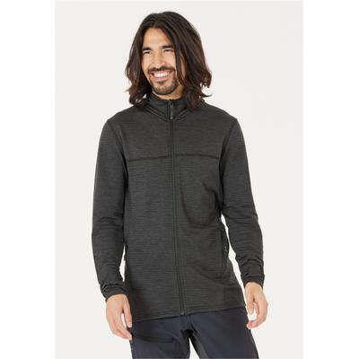 Fleecejacke WHISTLER "Nevados", Herren, Gr. XXL, grau, 93% Polyester, 7% Elasthan, unifarben, normal, Rundhals, Jacken Fleecejacke, Atmungsaktiv und perfekt für Outdoor geeignet
