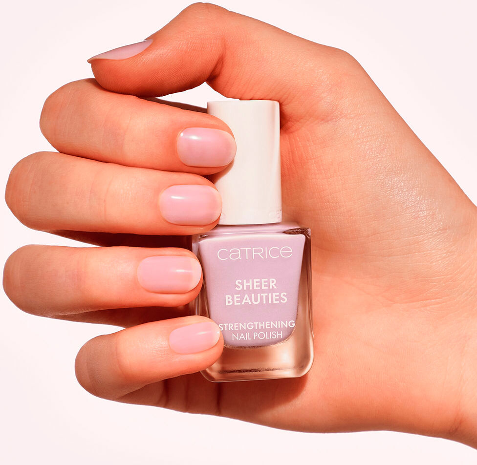 Catrice Sheer Beauties esmalte de uñas fortalecedor #080-Lavender Whispers