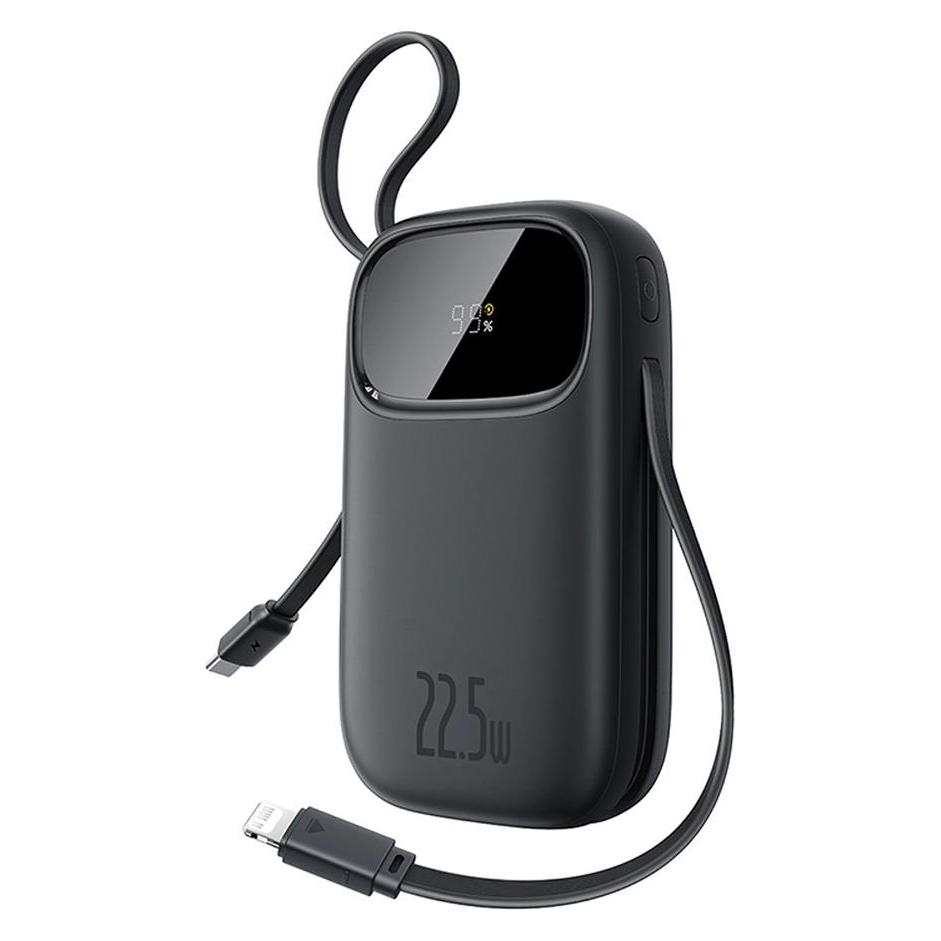 Baseus EnerFill FC31, 10000mAh, 22.5W, QC + PD, Black (10000 mAh, 22.50 W, 36.50 Wh) (6932172691219)