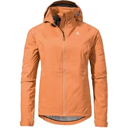 Schöffel, Damen, Velojacke, 2.5L Jacket Tarvis L (48, 4XL), Orange, 48, 4XL