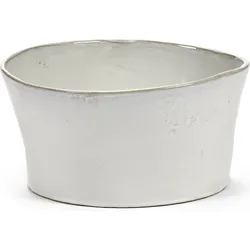 La Mère Straight hohe Schale 18 cm, gebrochenes Weiß