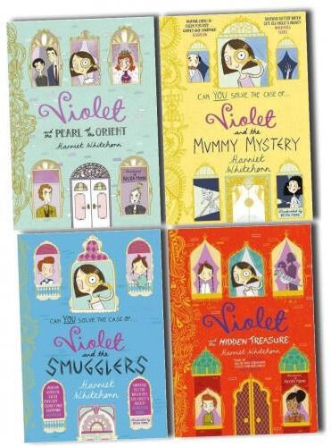 Simon and Schuster Harriet Whitehorn Violet Series 4 Books Collection Set