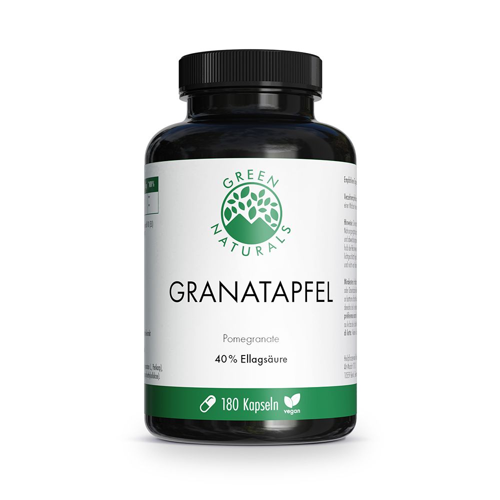 Green Naturals Granatapfel+40% Ellagsäure Kapseln 180 St