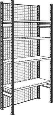 Gitter-Rückwände, für Feldbreite 1282 mm, H 2278 mm