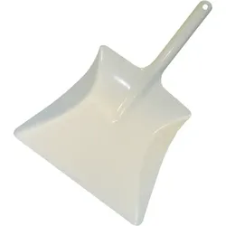 Kehrschaufel Nölle Metall weiß 39 x 22 cm Handschaufel pulverbeschichtet