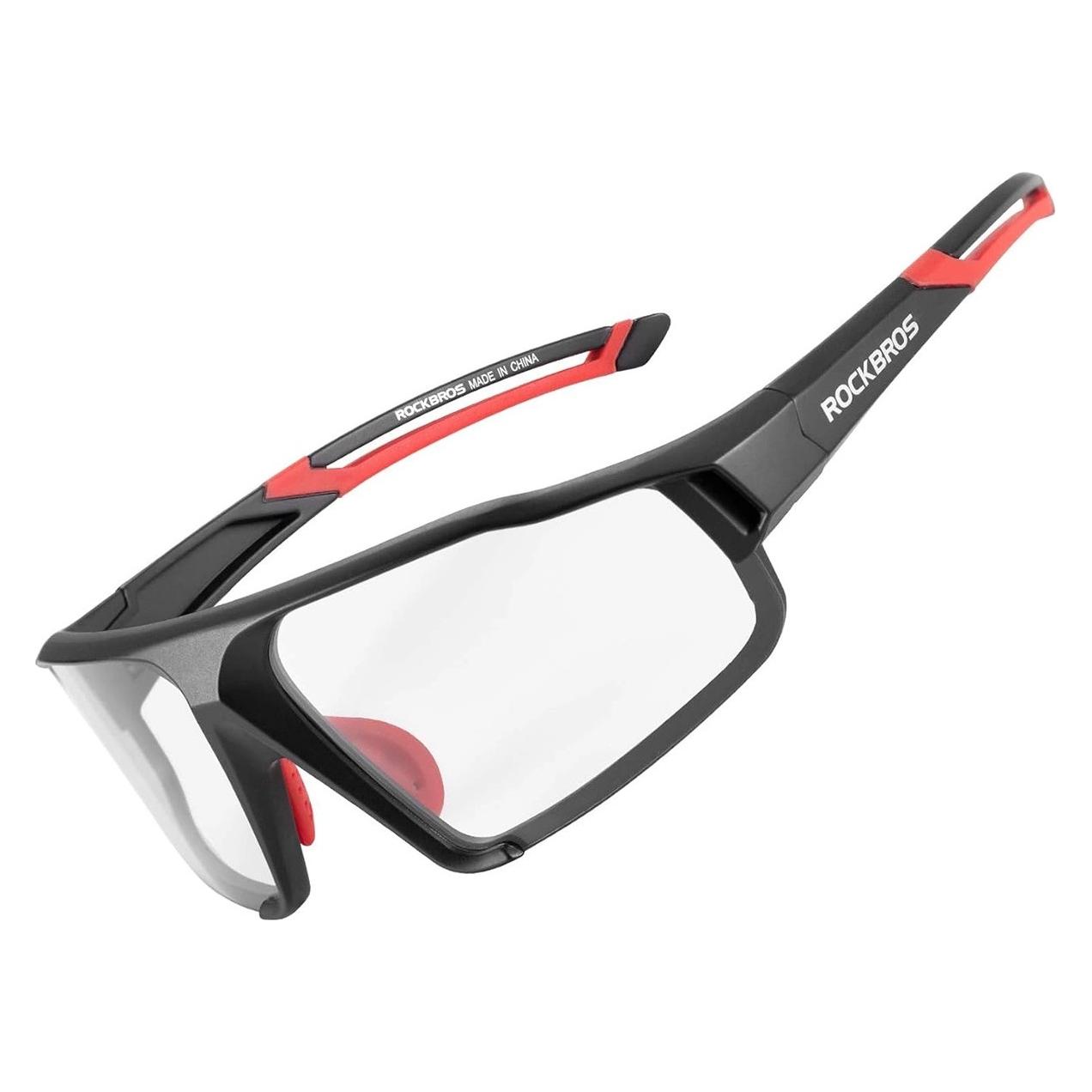 Rockbros SP216BK photochrome UV400-Fahrradbrille - Schwarz und Rot (Black, Red, Schwarz und Rot) (1701423730)