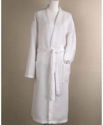 Highgrove Bath Robe Body Towel Bora Bora Waffle Weave Cotton