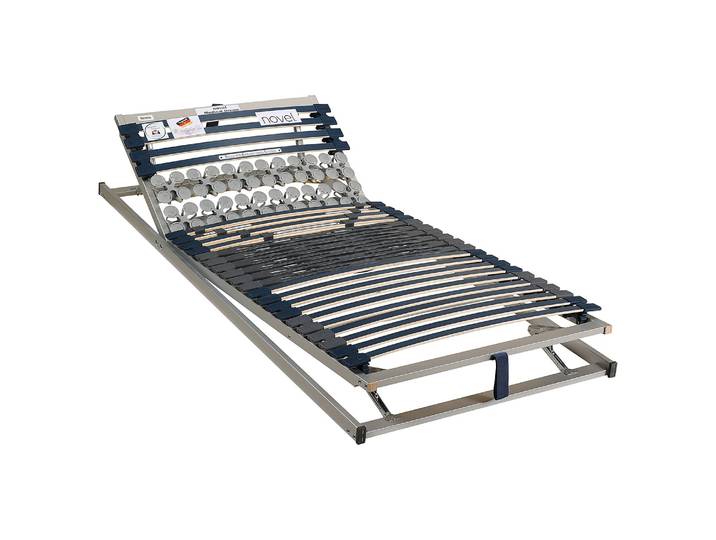 Tellerlattenrost Soutter 80 x 200cm Querholme: Massivholz Buche, naturbelassen Außenholme: Massivholz Birke, naturbelassen Latten: Schichtholz