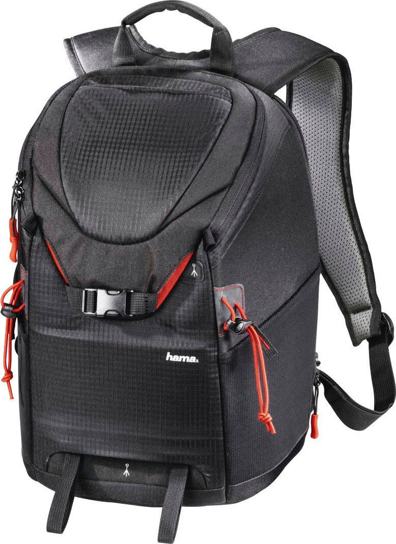 Hama Fotorucksack "Kamerarucksack f. DSLR Kamera Objektive Zubehör Tablet Profitour 180", schwarz, B/H/T: 28,4cm x 23,2cm x 39,6cm, Rucksäcke, Fotorucksack