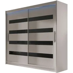 KLEIDERSCHRANK London XI, mit RGB LED Beleuchtung