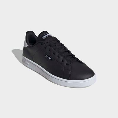 Sneaker ADIDAS SPORTSWEAR "COURT", Herren, Gr. 40, schwarz-weiß (core schwarz, ftwr weiß, ftwr weiß), Synthetik, Schuhe Sneaker, inspiriert vom Design des adidas stan smith
