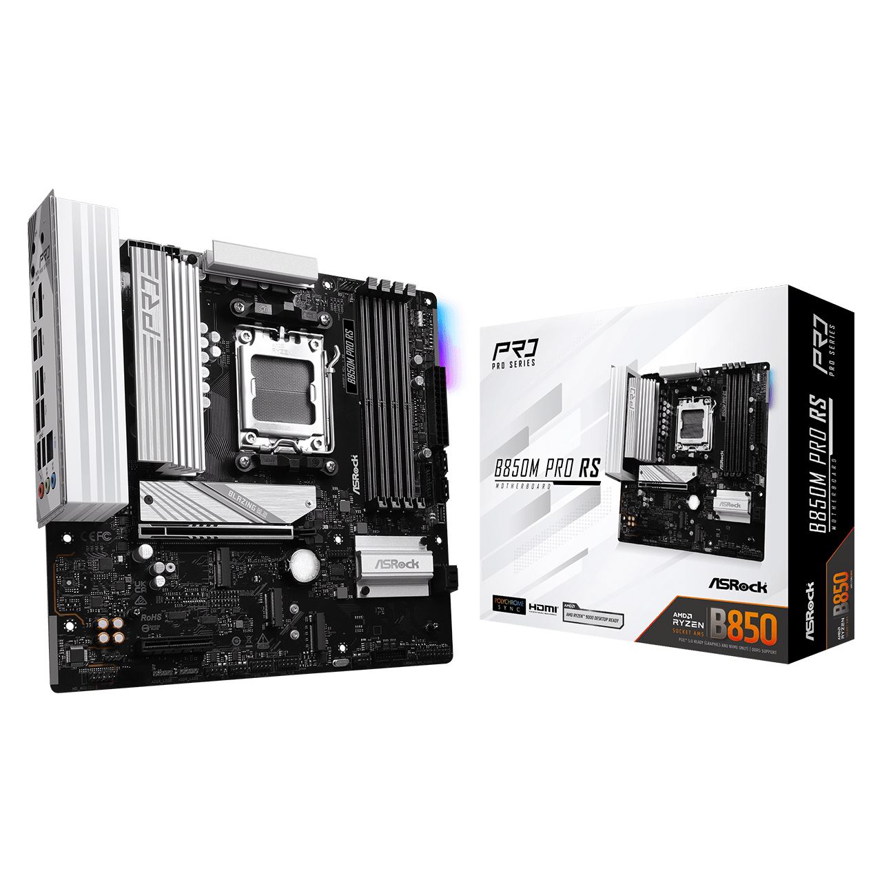 ASRock B850M Pro RS AMD B850 So.AM5 DDR5 mATX Retail