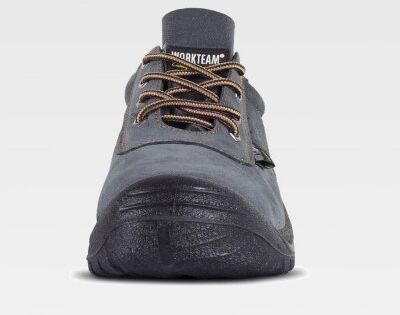 Scarpa antinfortunistica S1P SRC in camoscio traforato grigia Personalizzate o neutre Workteam