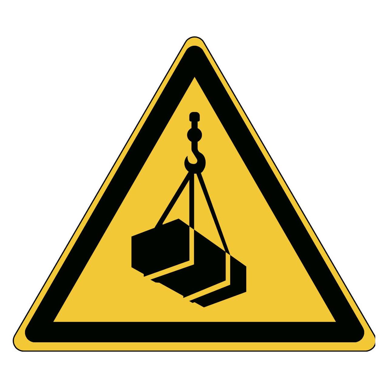 Brady Warning Overhead load - ISO (W/W015/NT-SA-TRI 10/54-B)