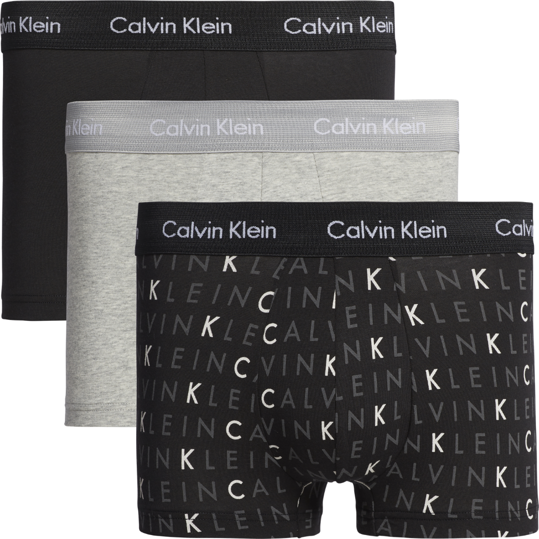 Trunk Calvin Klein 3pck Low Rise Negro S