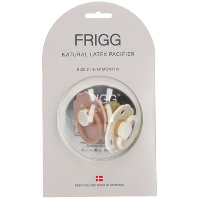 Frigg Fopspeen Daisy Biscuit -Cream 6-18 Maanden 2 St Schnuller
