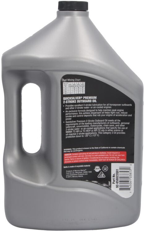 Motoröl QUICKSILVER 8M0205371 2T Premium 4L