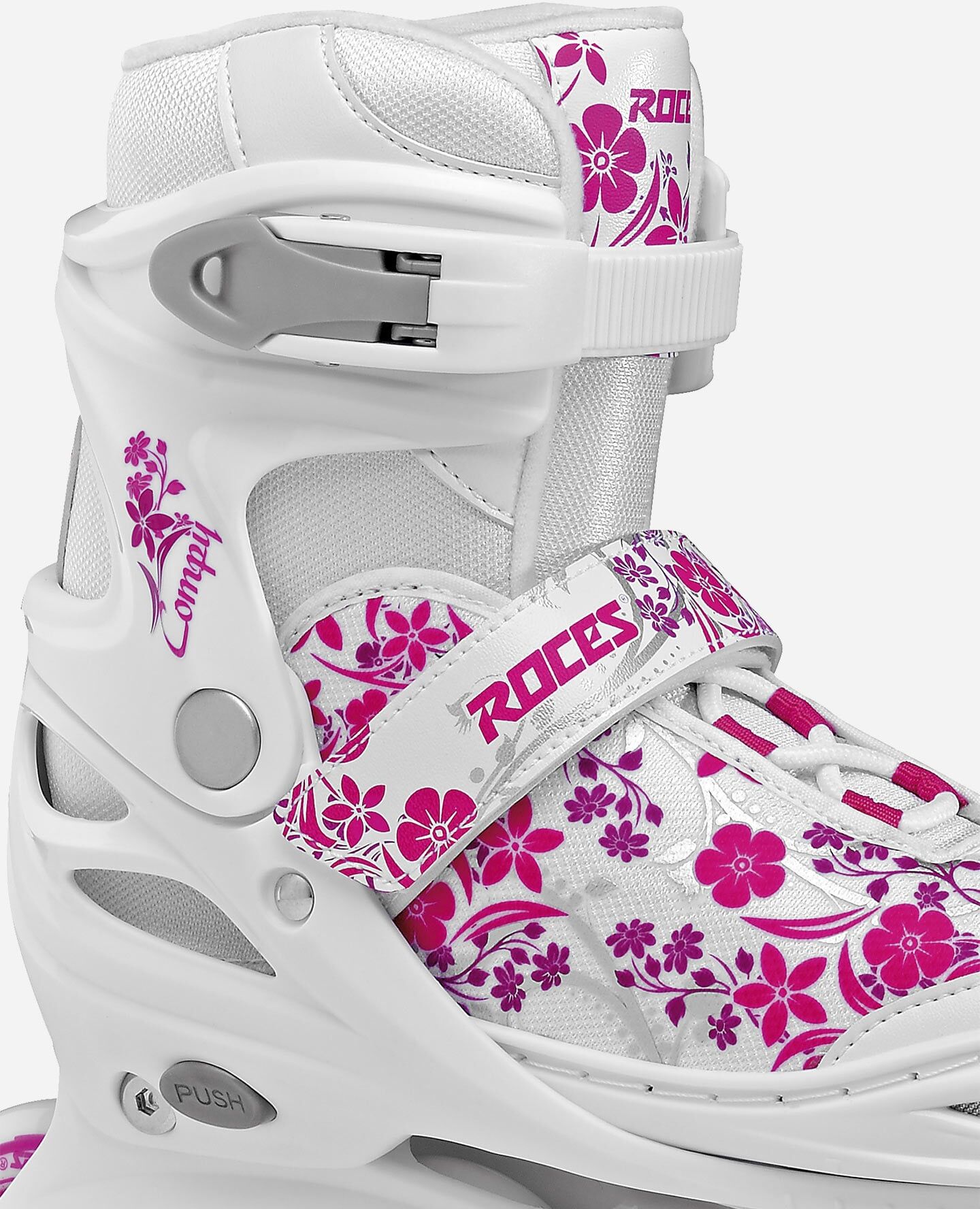ROCES Compy 8.0 Jr - Pattini Inline - Bianco 34-37