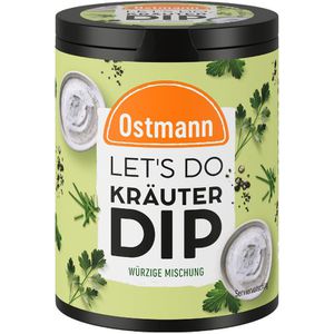Ostmann Gewürzmischung Lets's Do Kräuterdip, für Dips, vegan, in Dose, 60 g
