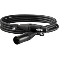 Premium XLR-Kabel XLR3M black schwarz, 3 Meter
