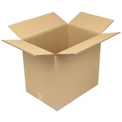 Transpak, Versandkarton + Versandbox, Faltkarton 2-wellig Masse 430x310x390mm A3 Qualität 2.3BC braun braun (20 Stk.)