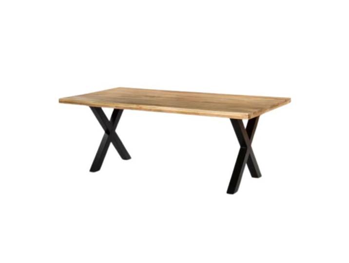 Table à manger 200 x 100 cm bois massif Alvaro