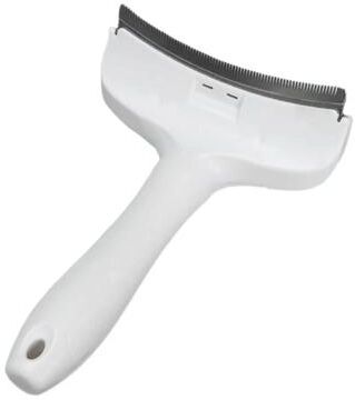 Inspired Finds Slicker Undercoat Deshedding Brush And Dematting Tool For Dogs And Cats white