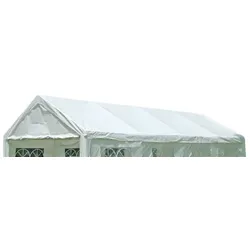 Ersatzdach / Dachplane PALMA für Zelt 4x8 Meter, PE weiss 180g/m2, incl. Spanngummis